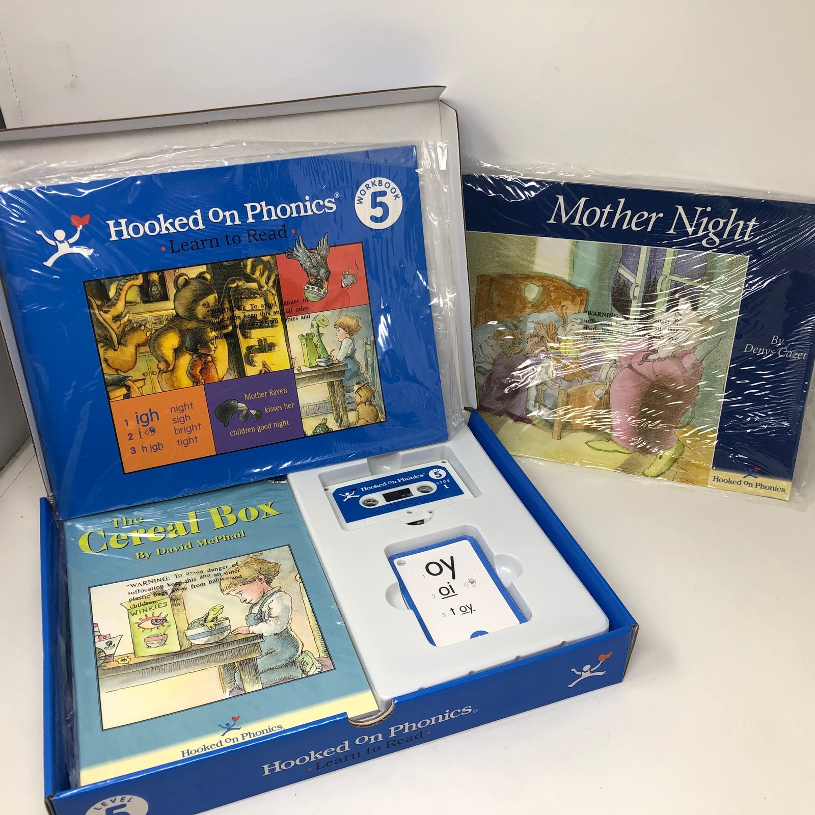 Hooked On Phonics Learn To Read Blue Box Set Level 5 Cassette Homeschool