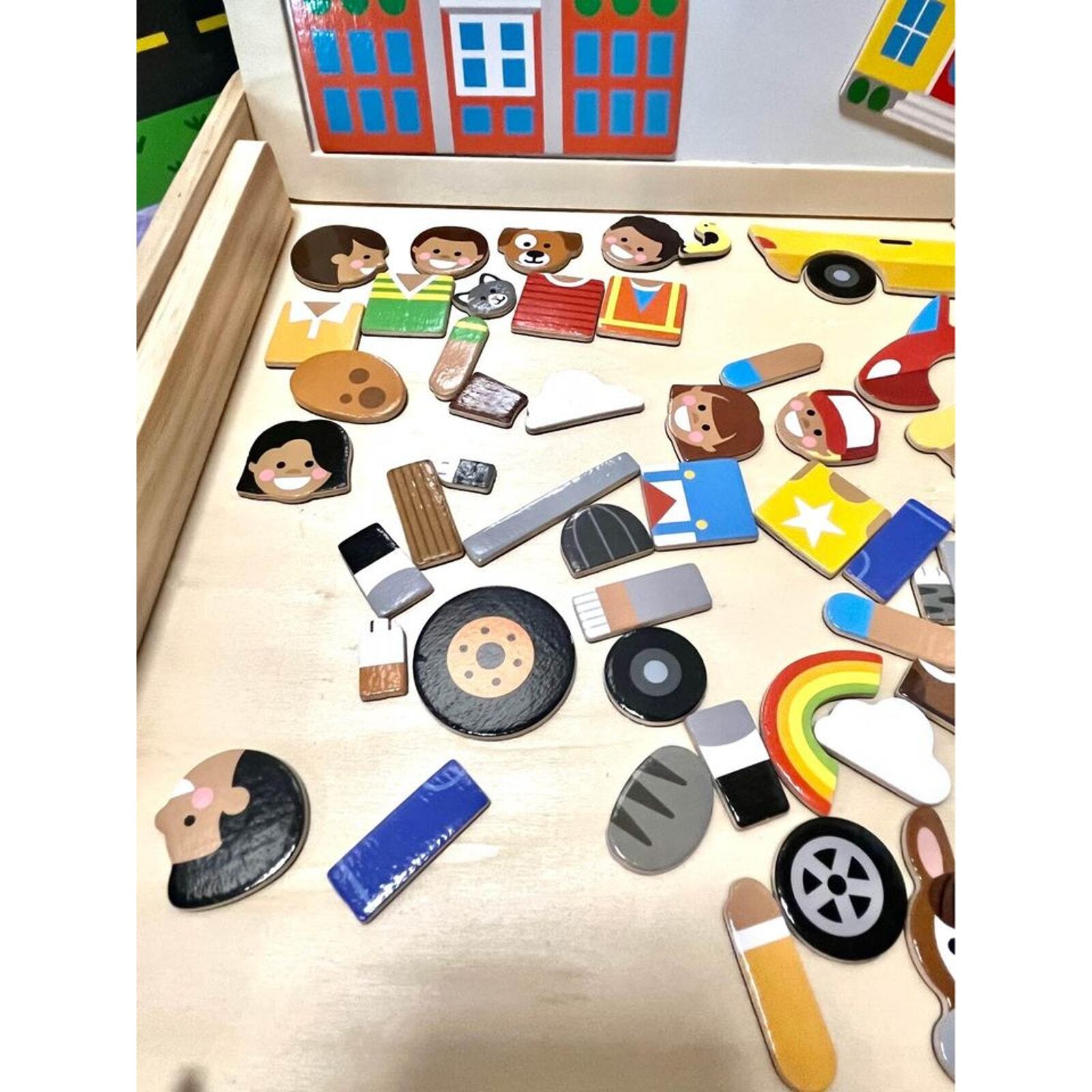 Melissa & Doug Magnetic Matching Picture Game Incomplete Puzzle