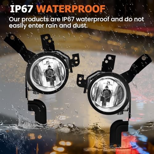 Fog Lights Compatible With 2007 2008 2009 CRV Fog Lamps Honda 2007-2009 CRV