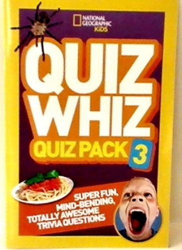WHIZ KIDS QUIZ Z BOOKS :Super MIND-BENDERS NATIONALGEOGRAPHIC 2-4 Set of 3 NEW
