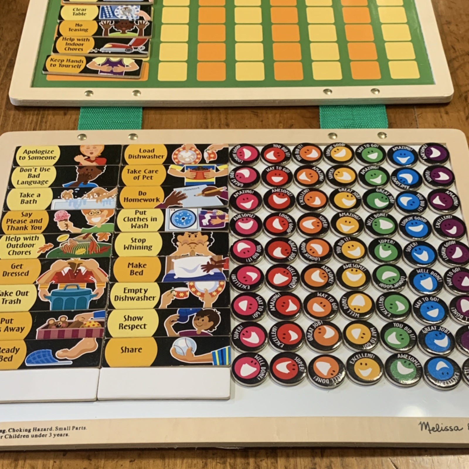 Melissa & Doug My Magnetic Responsibility Chart Educational Magnet Toy for Kids