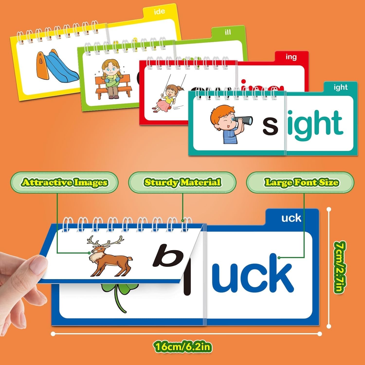 Letter Sounds Flash Cards Vocabulary Flashcards Learn Phonics Cards Reading Game