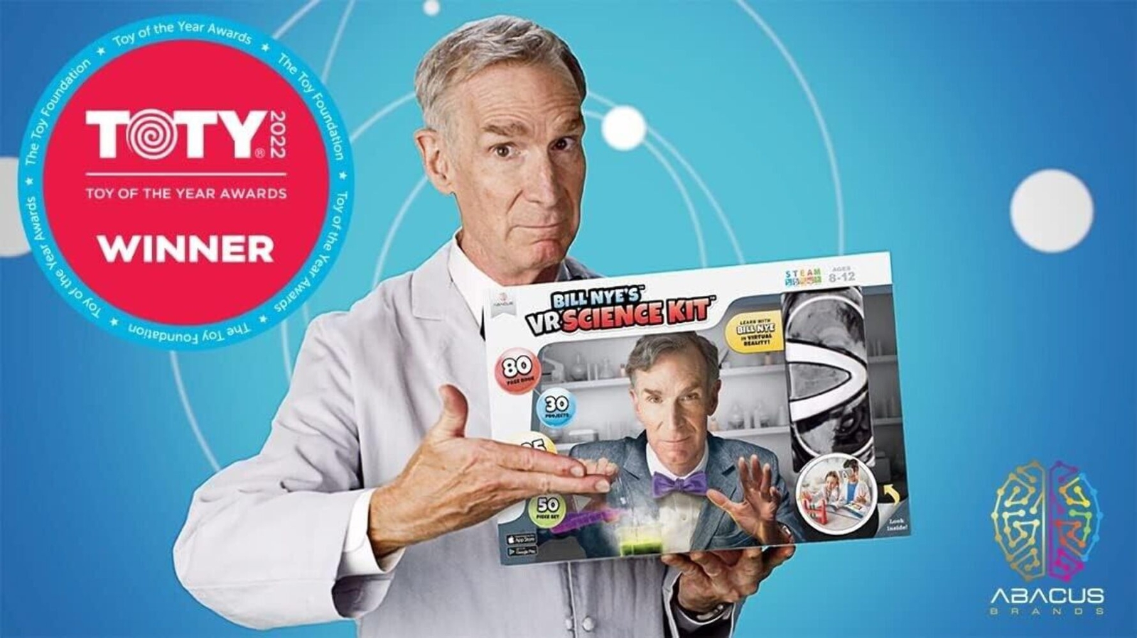 Abacus Brands Bill Nye’s VR Science Kit – Virtual Reality Kids Science Kit, Book