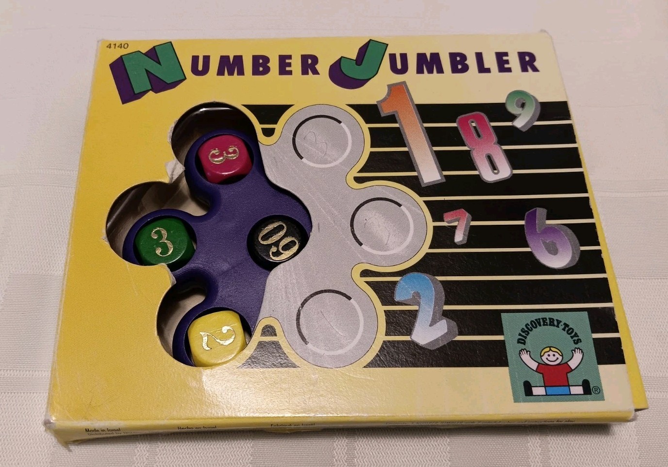 Number Jumbler Discovery Toys Math Mixer Learning Dice Vintage 1992