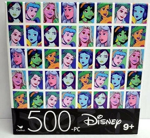 500pc DISNEY PRINCESSES ARIEL BELLE CINDERELLA MULAN PUZZLE JIGSAW KIDS COLLAGE