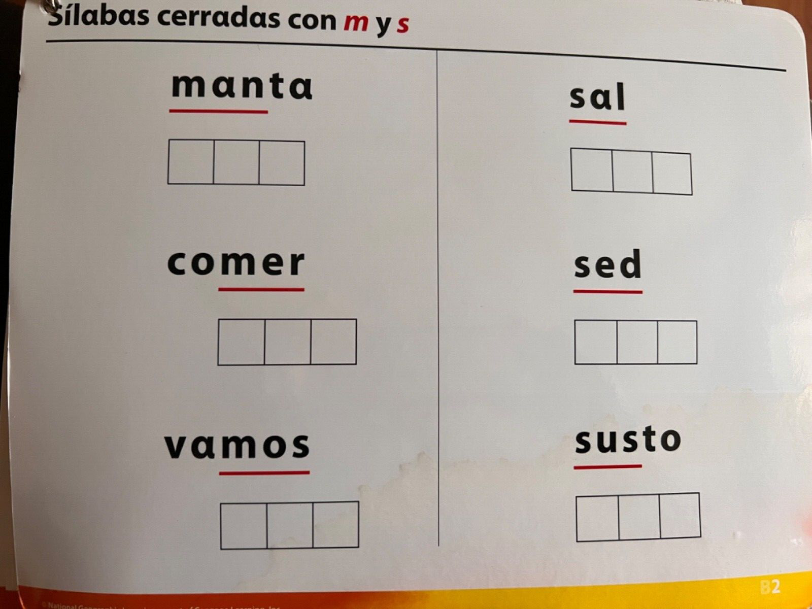National Geographic Spanish FlashcardsCard-Used