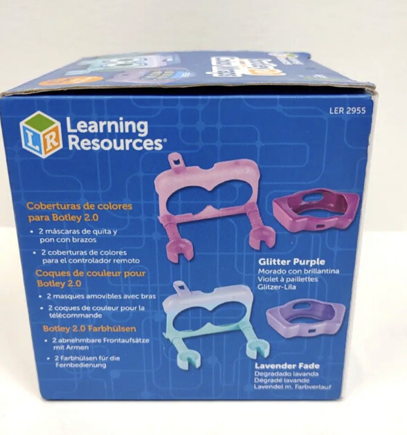 Learning Resources 2955 Botley 2.0 Color Wraps Purple Pack – New