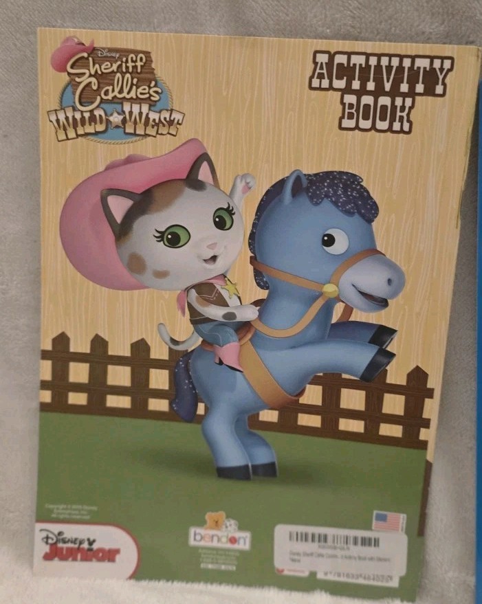 Sheriff Callie’s Wild West Activity Book w/Stickers & Easy First Words HB30