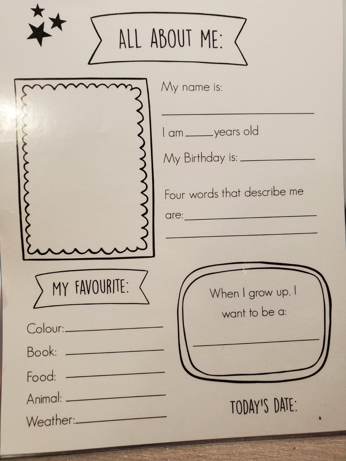 Learning Packs with Glitter Sensory Bottle (Abc’s, 123’s, Colors, Shapes)