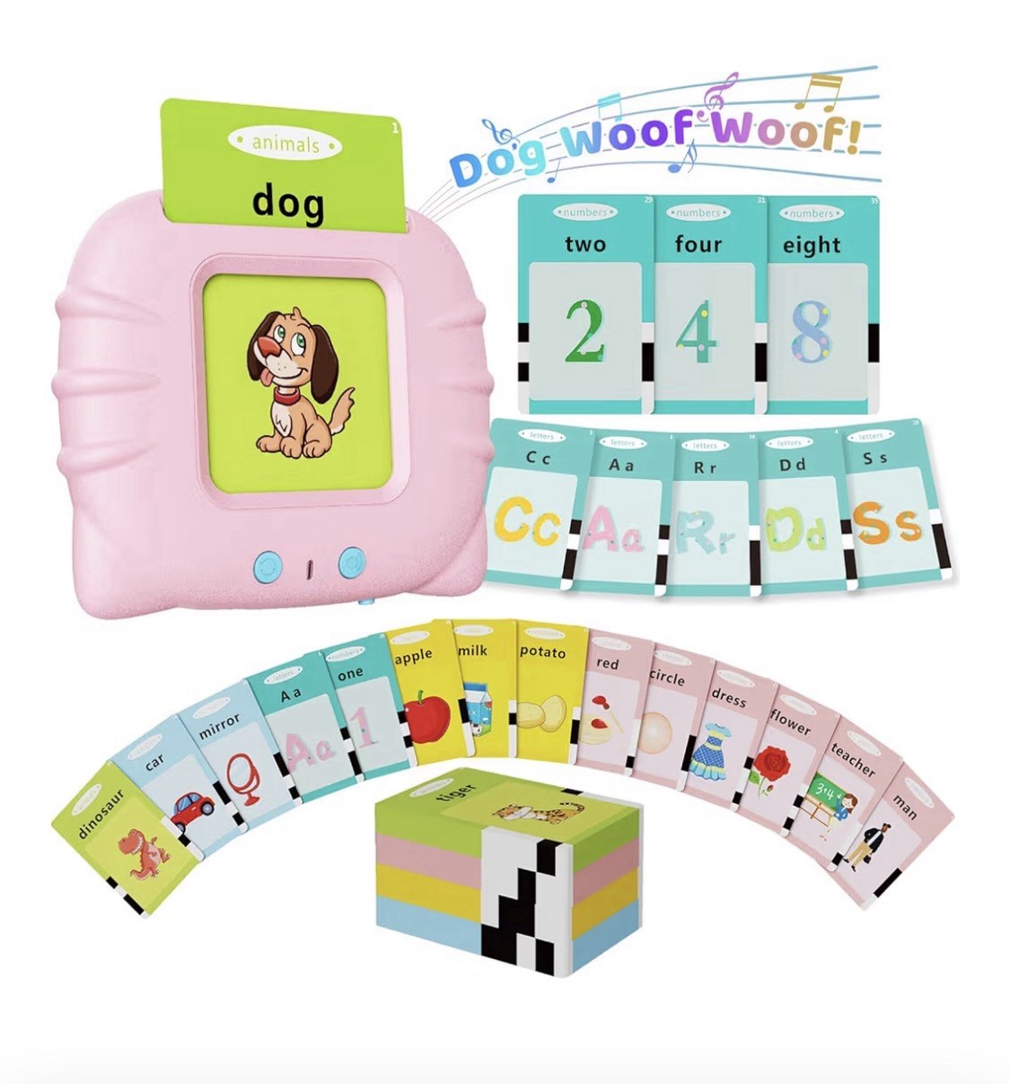 Montessori Mission Talking Flash Cards Toddler Toy for 3 4 5 6 Year Old