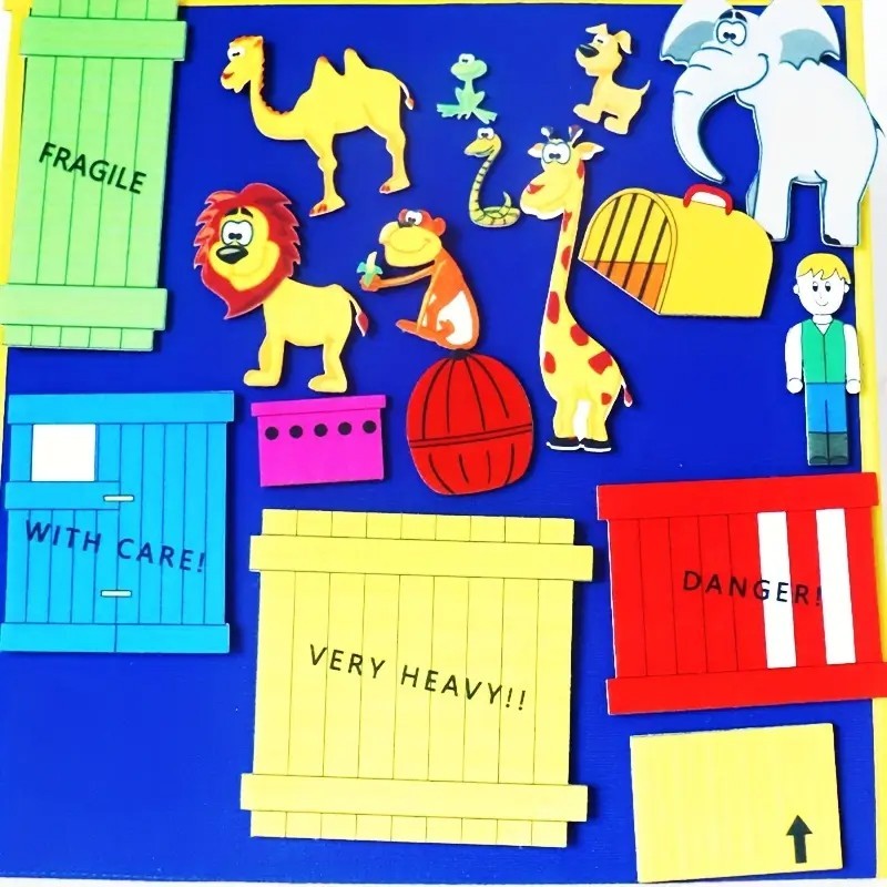 Dear Zoo Felt Story Set, Educational Preschool Toys, Storytelling Classroom Tool