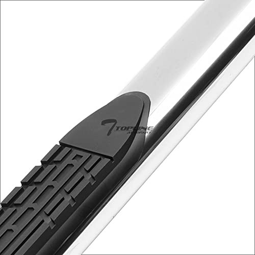 04-08 Ford F150 Super Cab 4″ Running Boards Pair Chrome Ext Cab 2-Full 2-Half