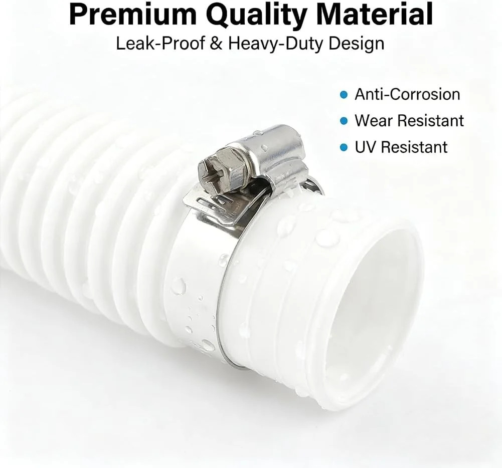 Pool Hoses for Above Ground Pools, 4 Pack 1.25 x 59 Inch Pool Filter Pump Hoses,
