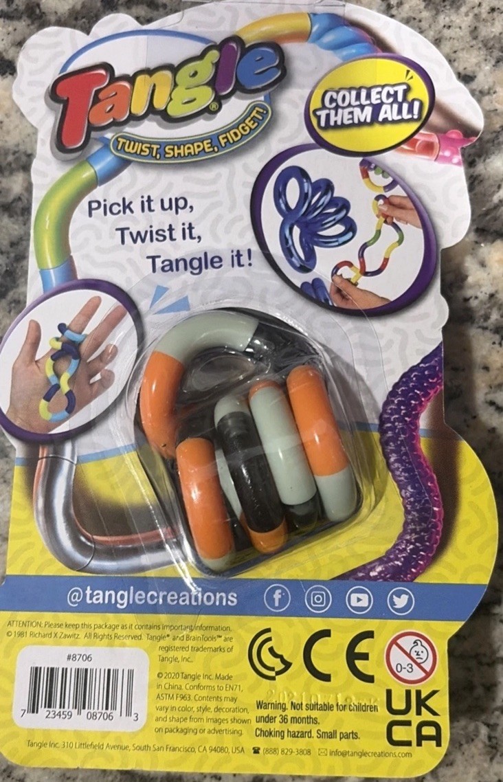 New Tangle Classic Series Twist, Shape, & Fidget Toy Sensory ADD Stress Reliefb2