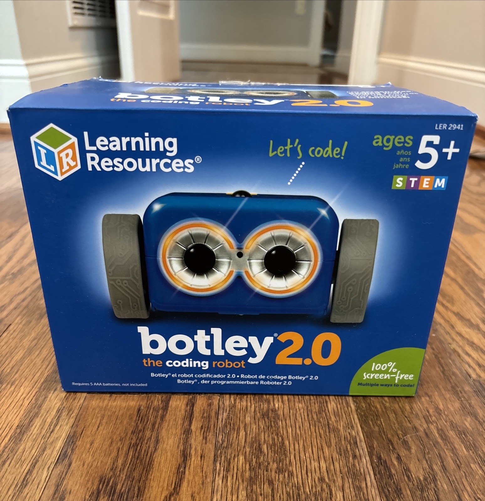 Learning Resources Botley the Coding Robot 2.0 – STEM Medium, Open Box