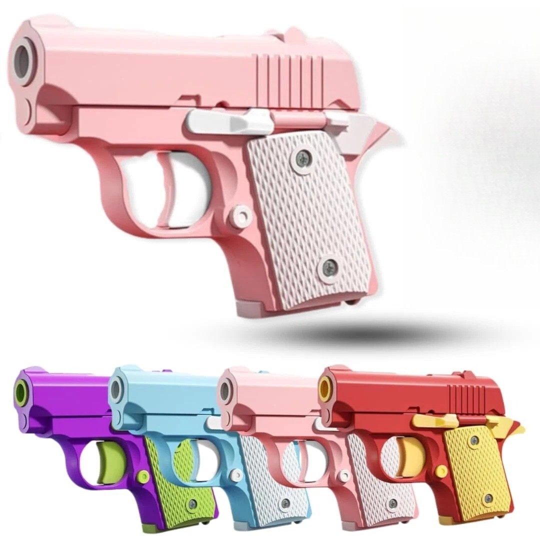 3D Printed Fidget Gun Toy Sensory Toys Anti-anxiety Gravity Guns For Kids Adult