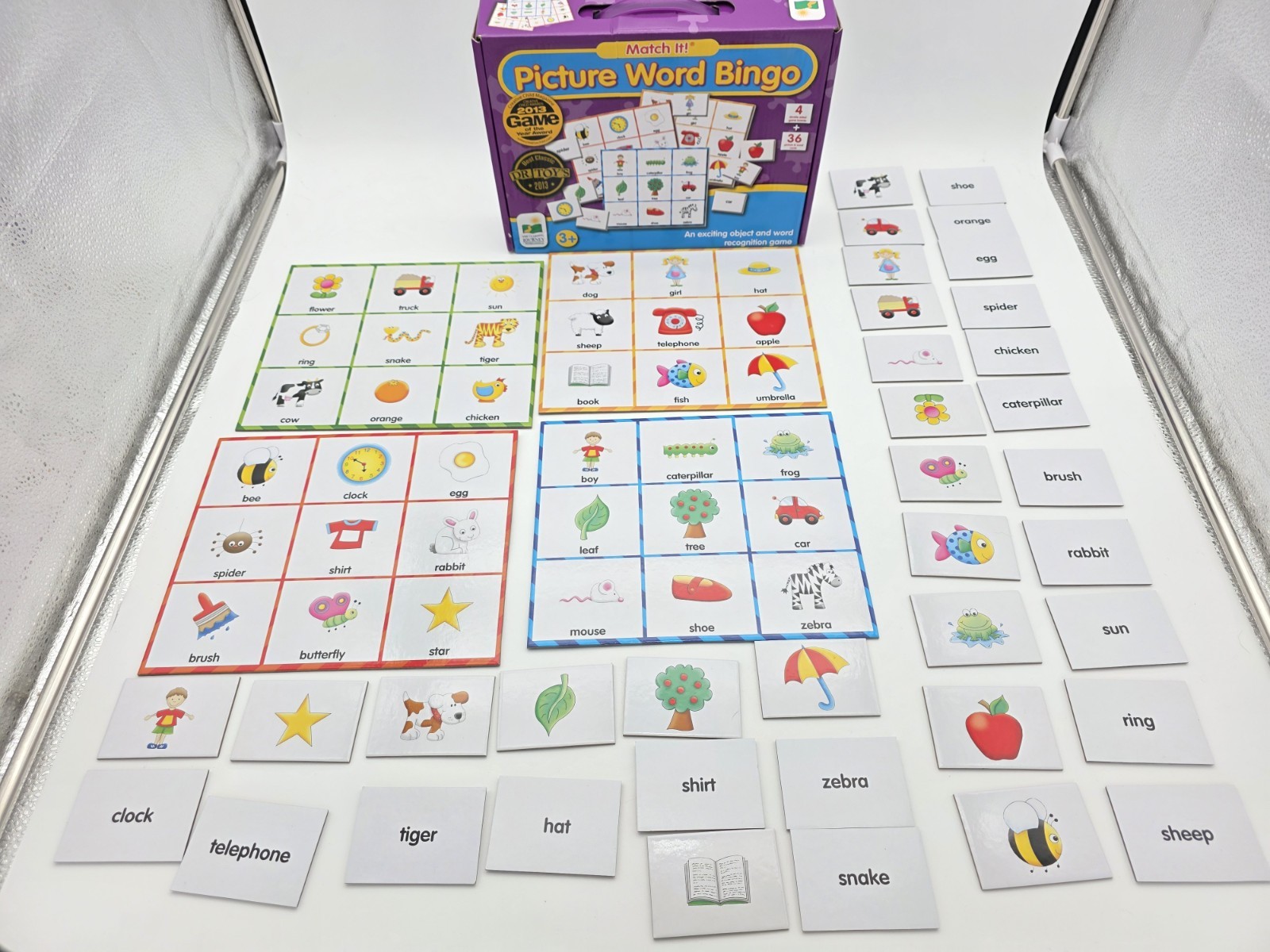 Learning Journey Match It! Picture Word Bingo ~ 20-3 Pc Puzzles Self Correcting