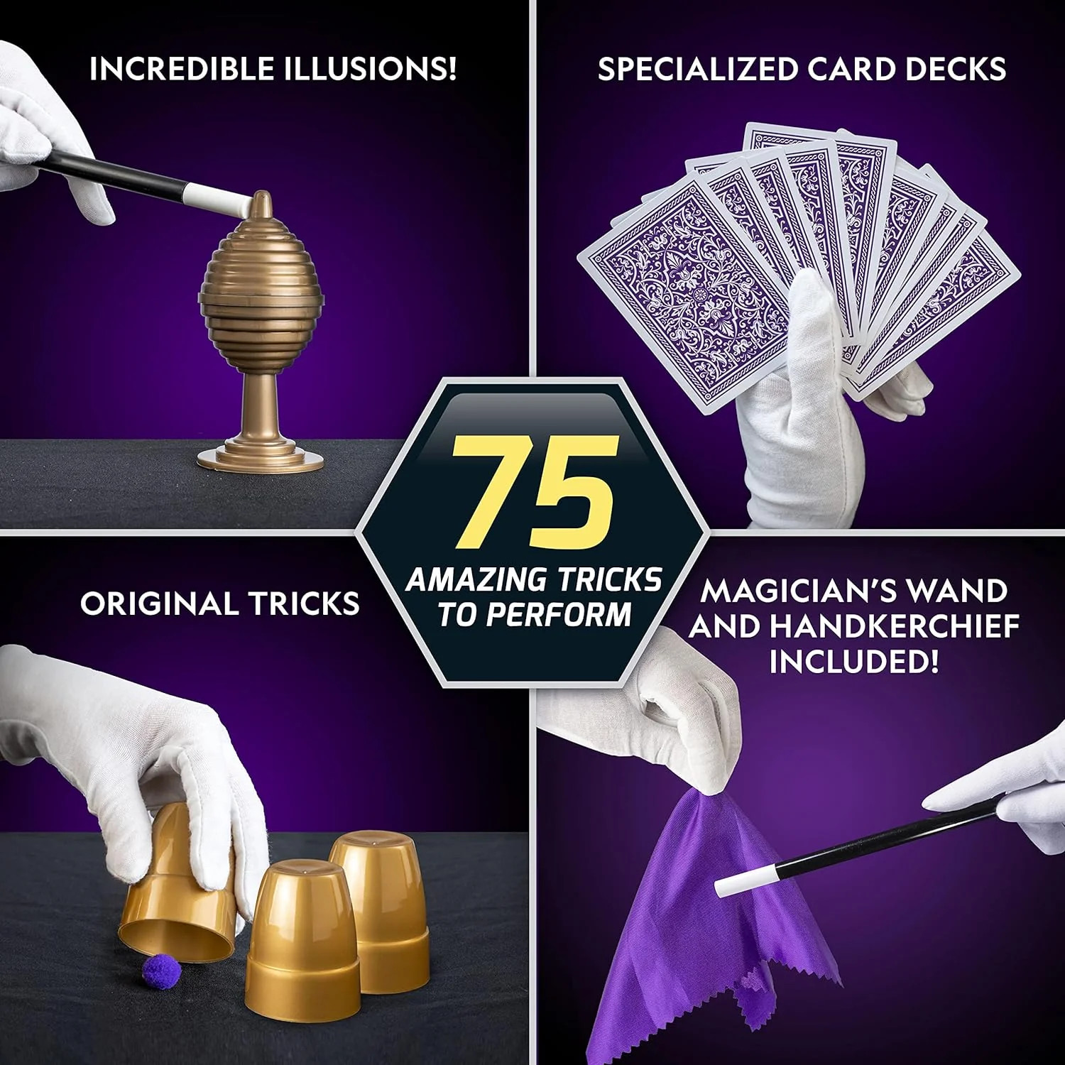 National Geographic Mega Magic Set – Over 75 Magic Tricks for Kids