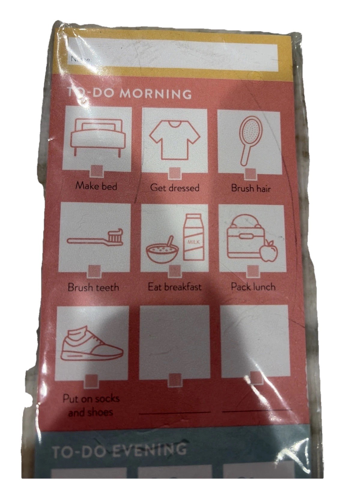 Passionate Penny Pincher Chore Chart for Kids Magnetic Back
