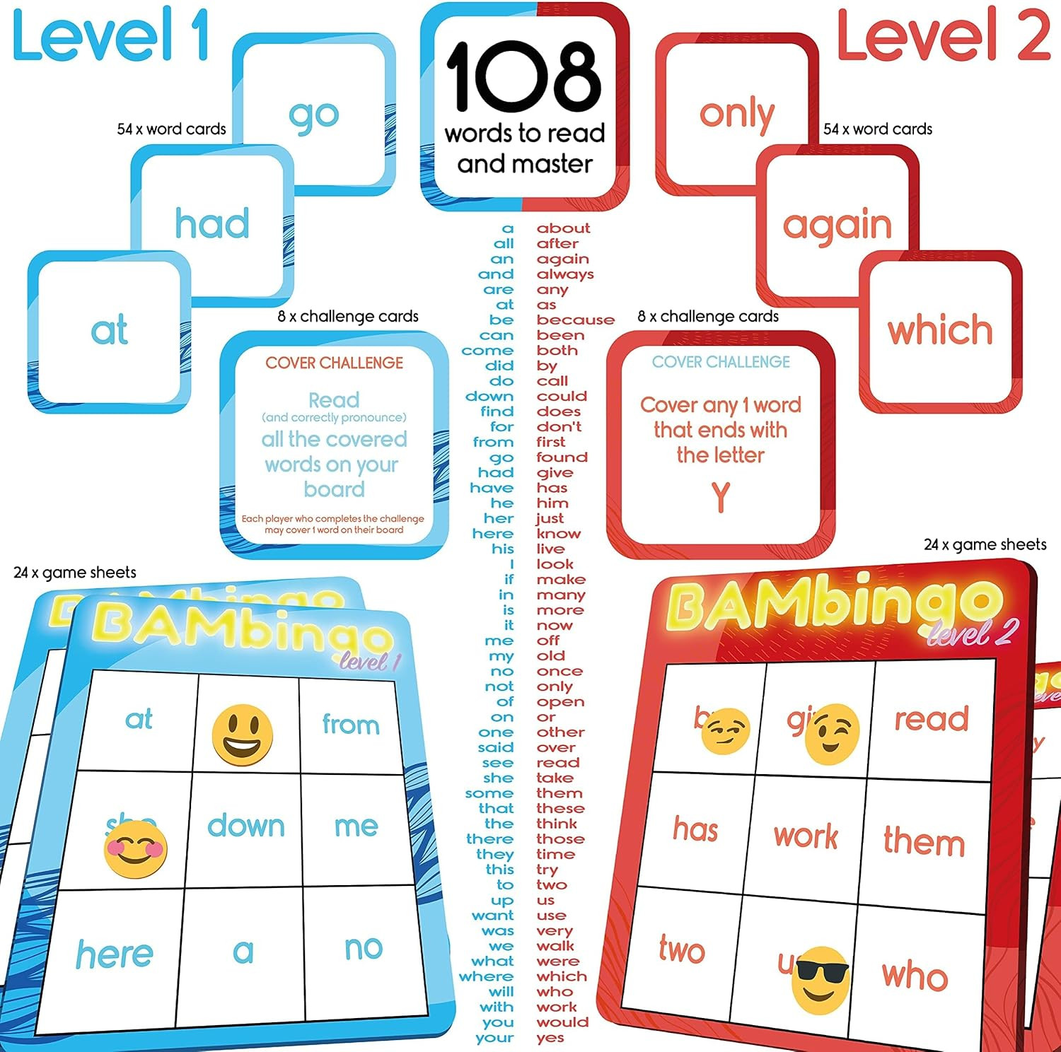 The Big Bambingo Bundle – Sight Words, Animals, Alphabet, Phonics and Math