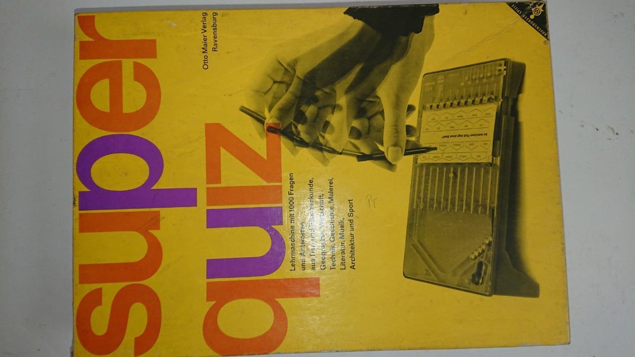 Super Quiz Ravensberger / Milton Bradley – Cool pinball answer device -in German