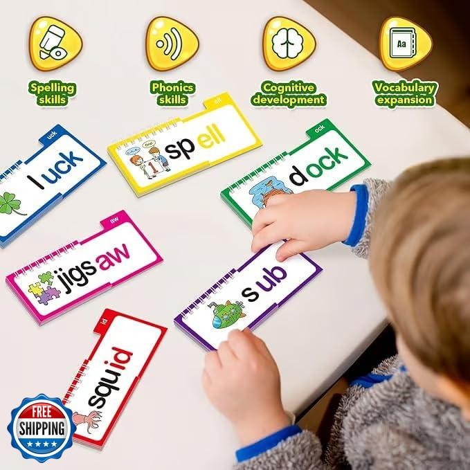 30 Read and Rhyme Flip Books Claritydream Flip Books ABC Vocabulary Flash Car
