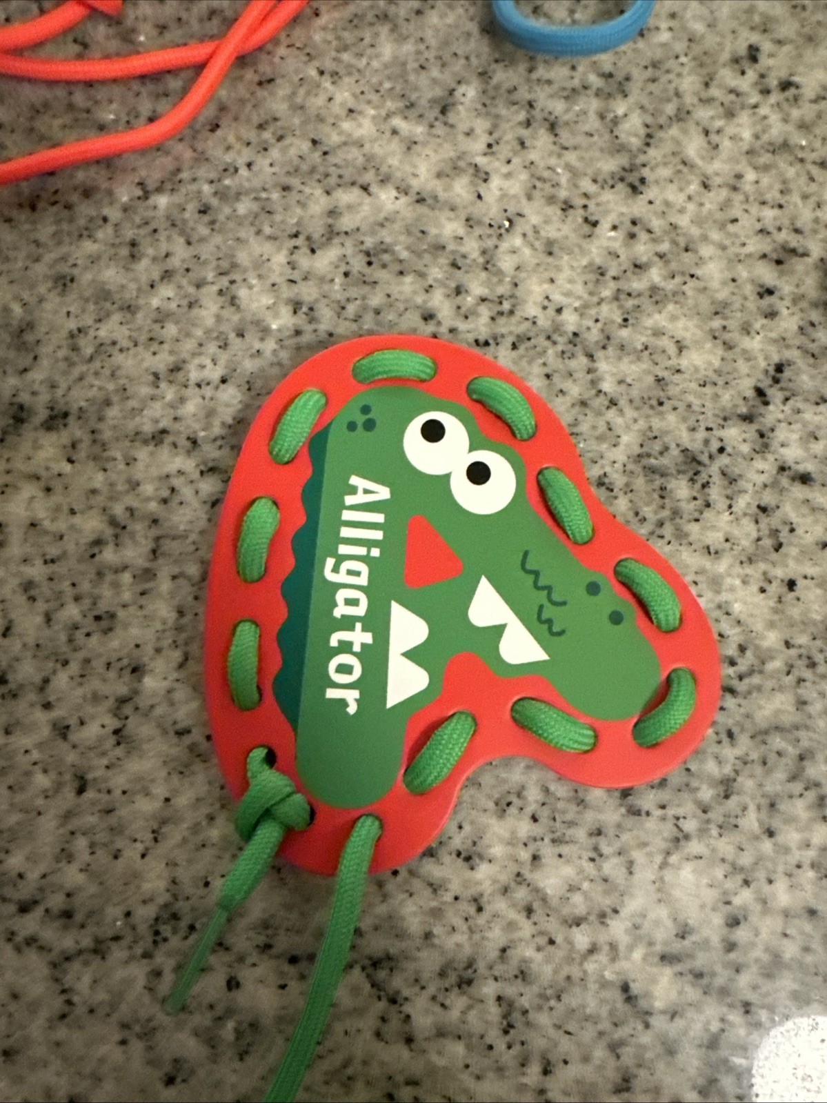 Lace and Trace Animal Learning Toy