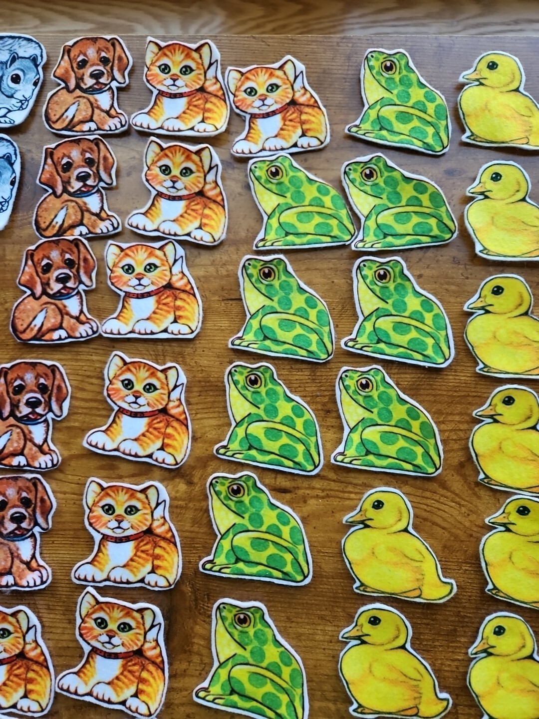 Huge Lot Of 99 Felt Animals Snowmen Pumpkin Flannel Board Pieces Math Preschool