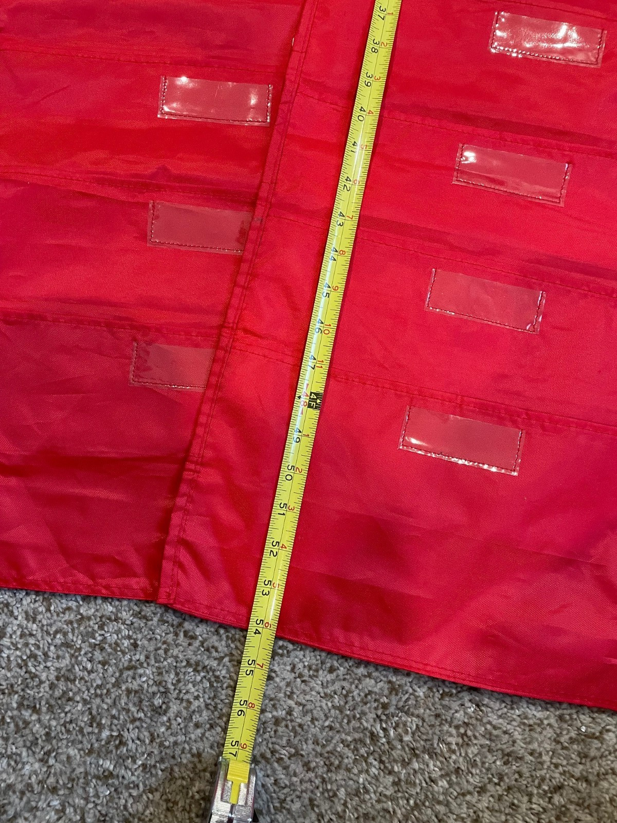 Educational Insights Set of 2 Pocket Charts, Red, 54×14, Long, Schedule, Classrm