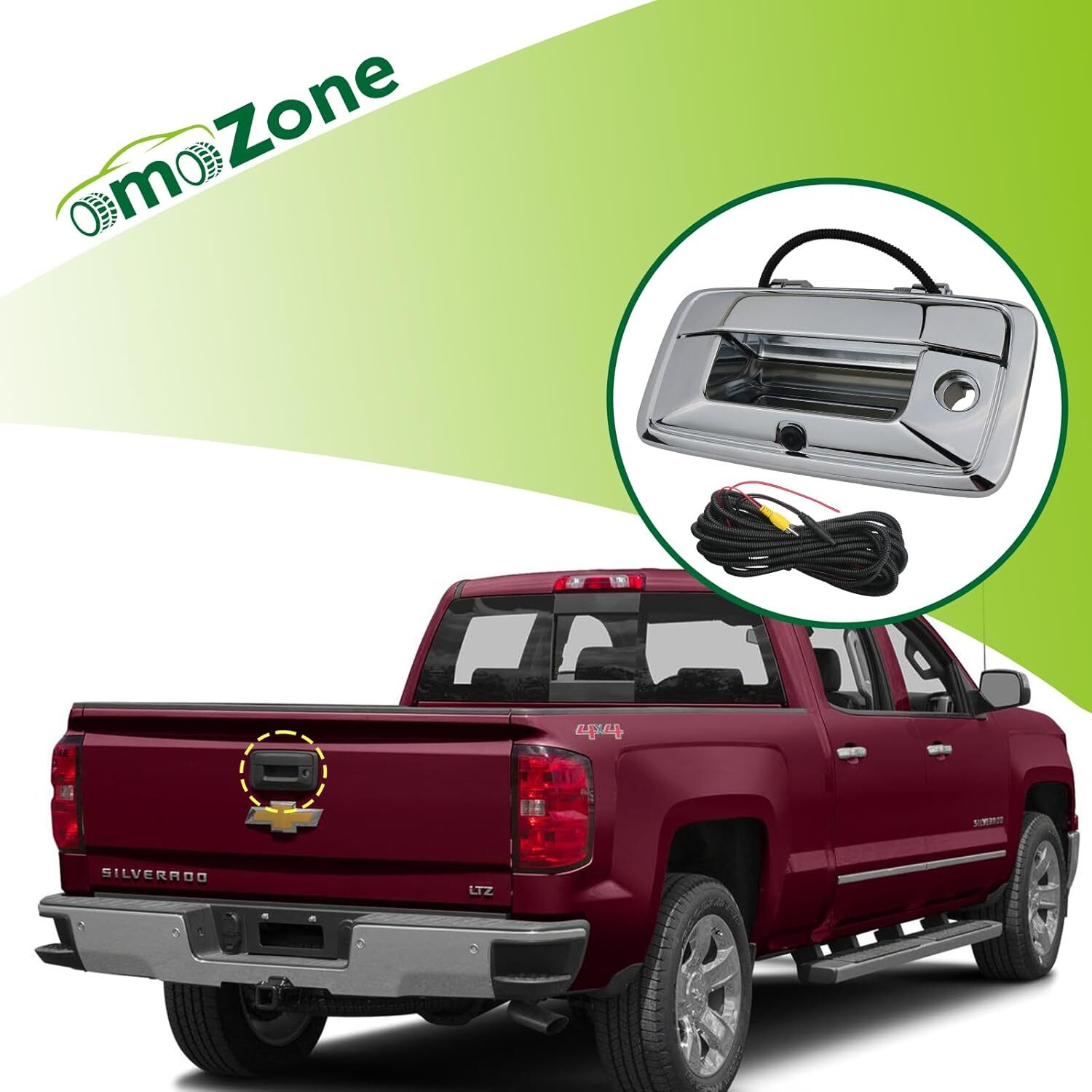 Backup Camera Tailgate Handle Rear View Camera Liftgate Latch Handle with