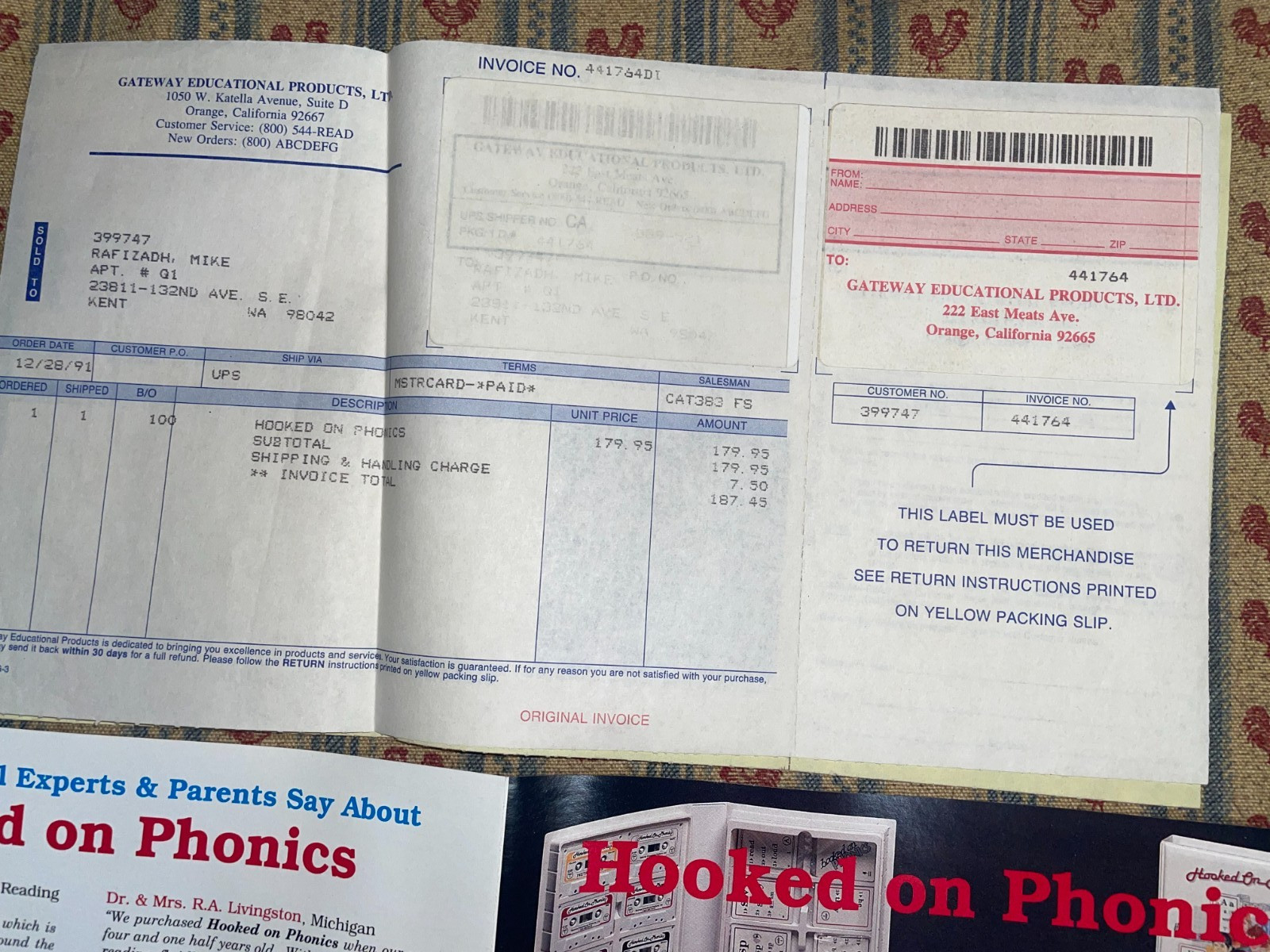 Hooked On Phonics Cassette Tapes Boxset Books