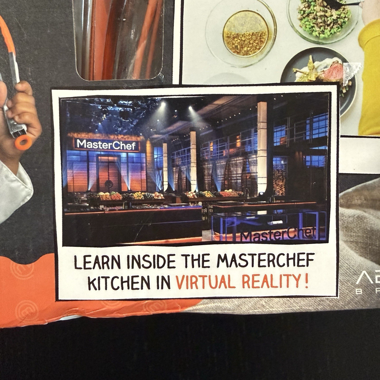 VR MasterChef Junior Cooking Kit & Recipe Book Virtual Reality Kids 21 Piece Set