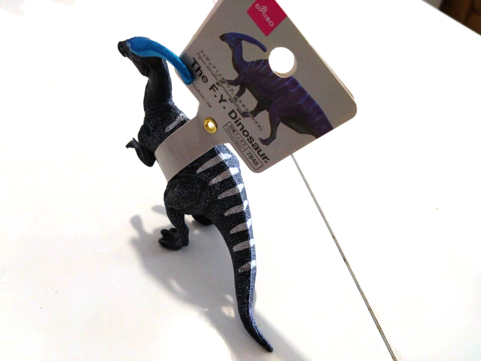 Figure, The F,Y, Dinosaur Metallic Parasaurolophus, Daiso, resin, approx. 15cm