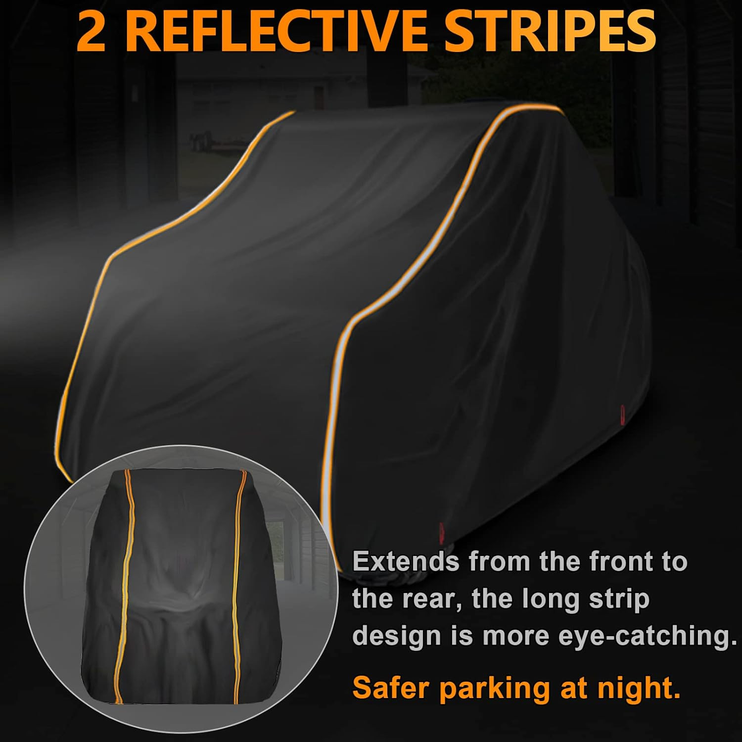 Waterproof 420D Outdoor Storage Cover Compatible with Polaris RZR Ranger Command