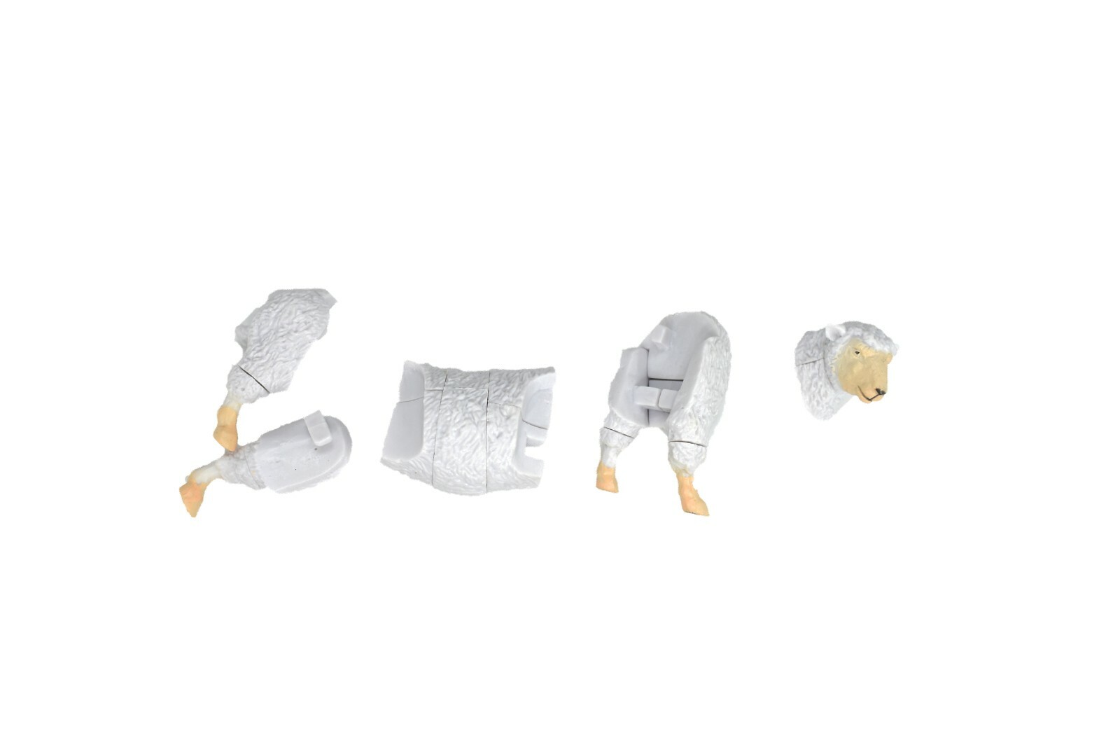 Sheep Plastic Replica 3D Puzzle 3″ – F3037 B334