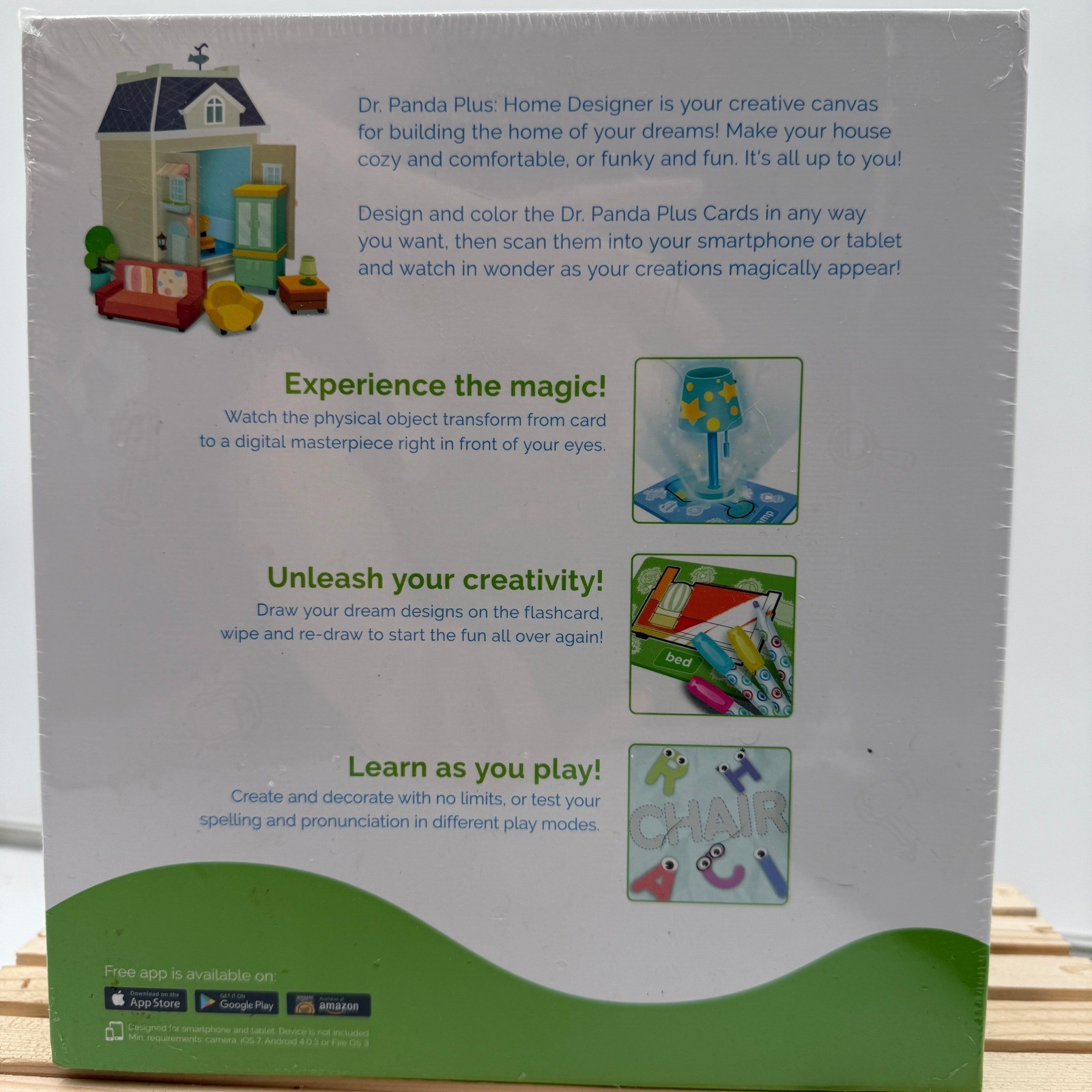 Dr. Panda Plus Home Designer AR Creative Learning Kit Kids NWT One Size