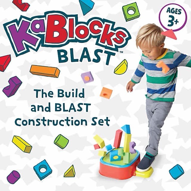 NEW MindWare Wizmo KaBlocks Blast Game Build & Blast Block Construction Set