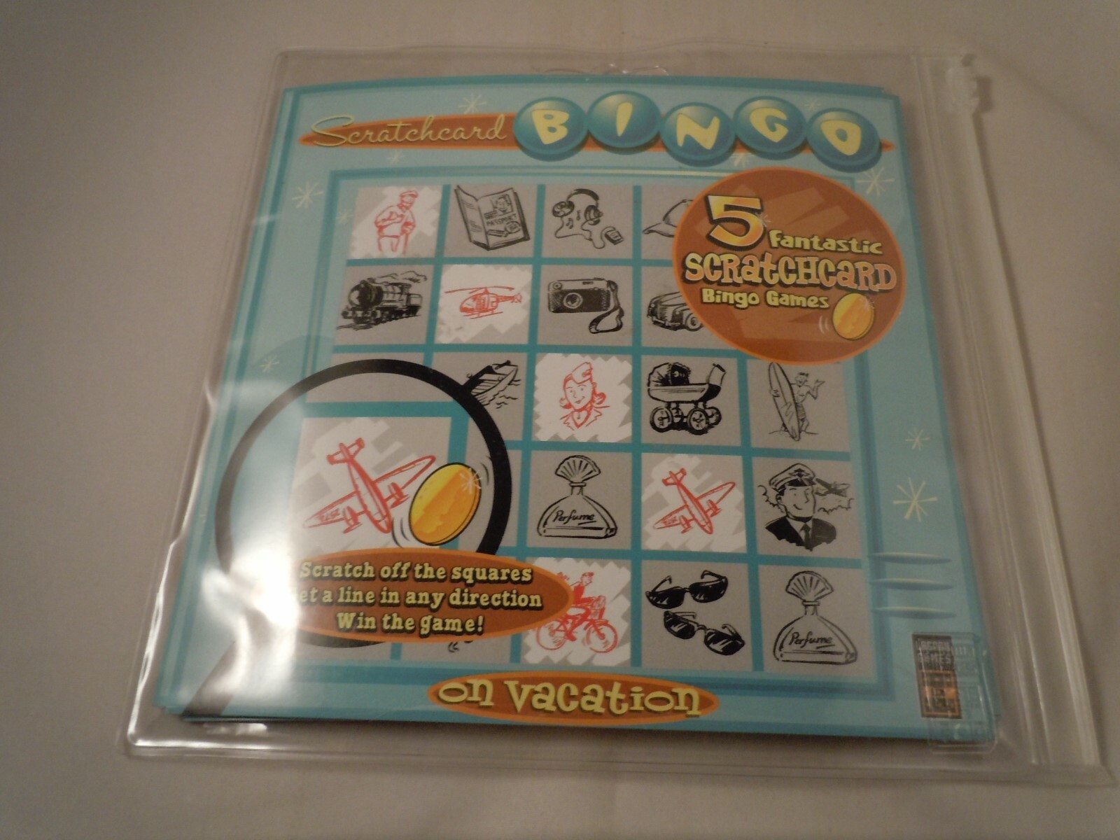 2 Kids Scratchcard Travel Car Bingo Game