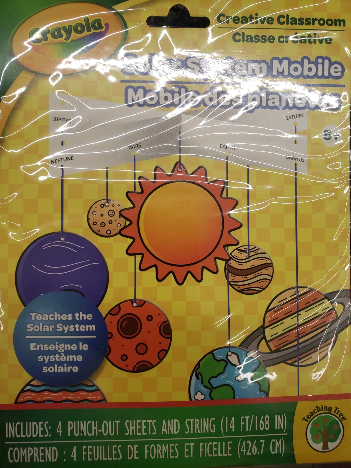 Crayola Solar System Mobile, Creative Classroom, Space Art Craft Project Ages 5+
