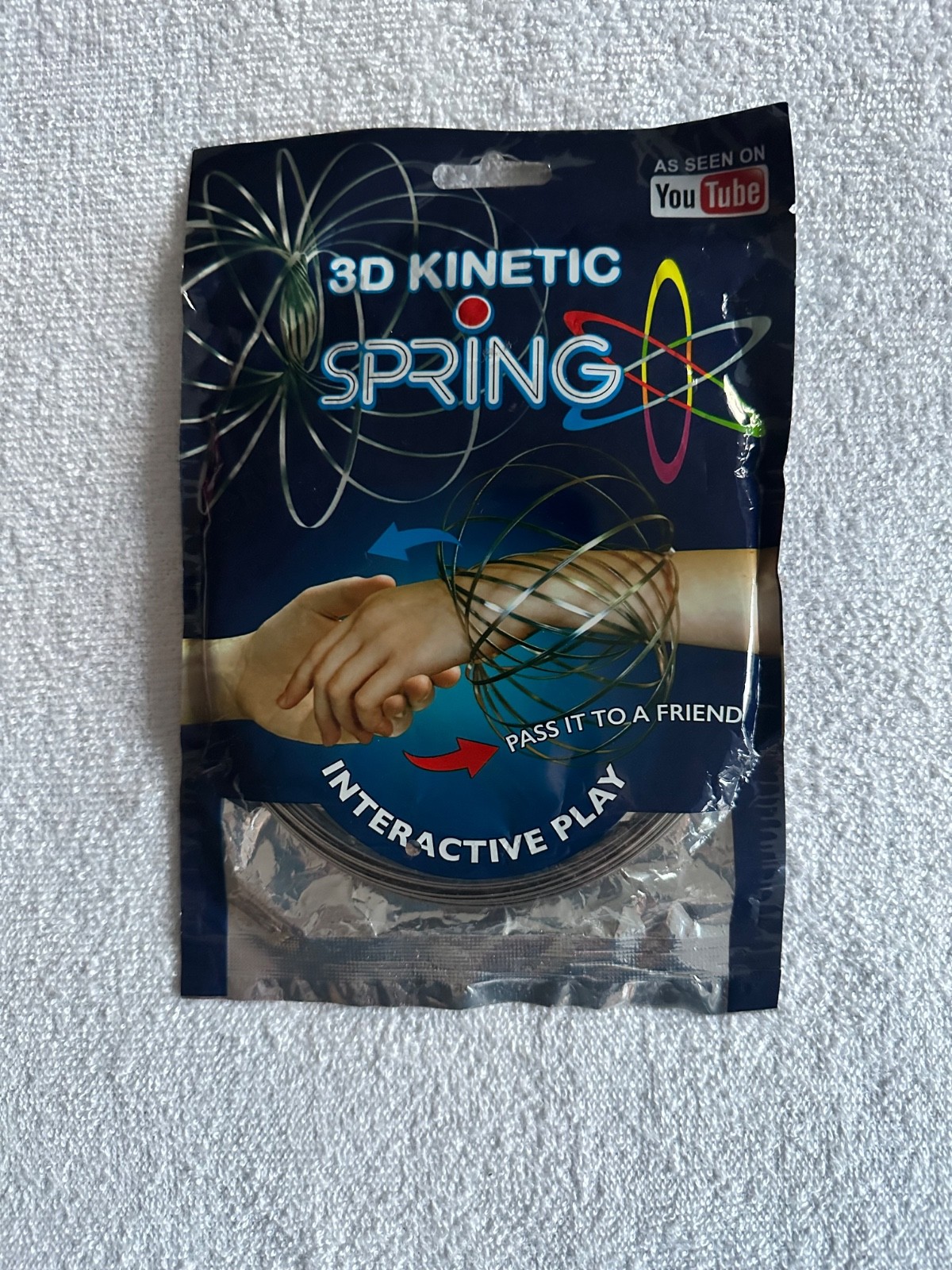 Digital Energy Kinetic Educational Spring Flow Ring Toy-Interactive 3D Shaped
