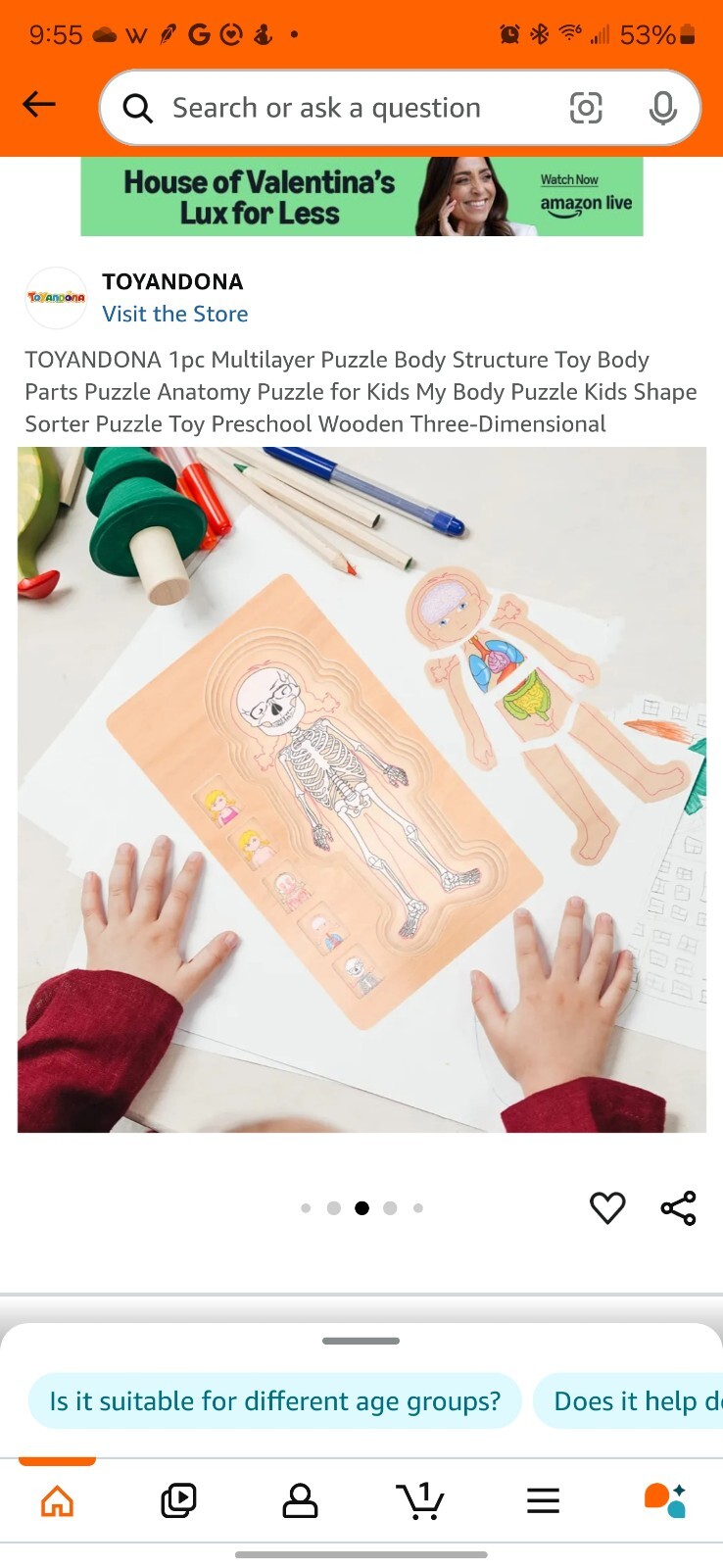 Discovery Toys Body Amazing Puzzle