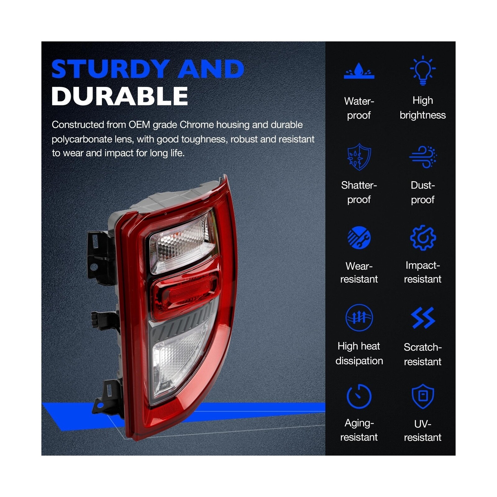 Tail Lights Compatible with 2021 2022 2023 Ford Bronco Sport – Taillights Ass…