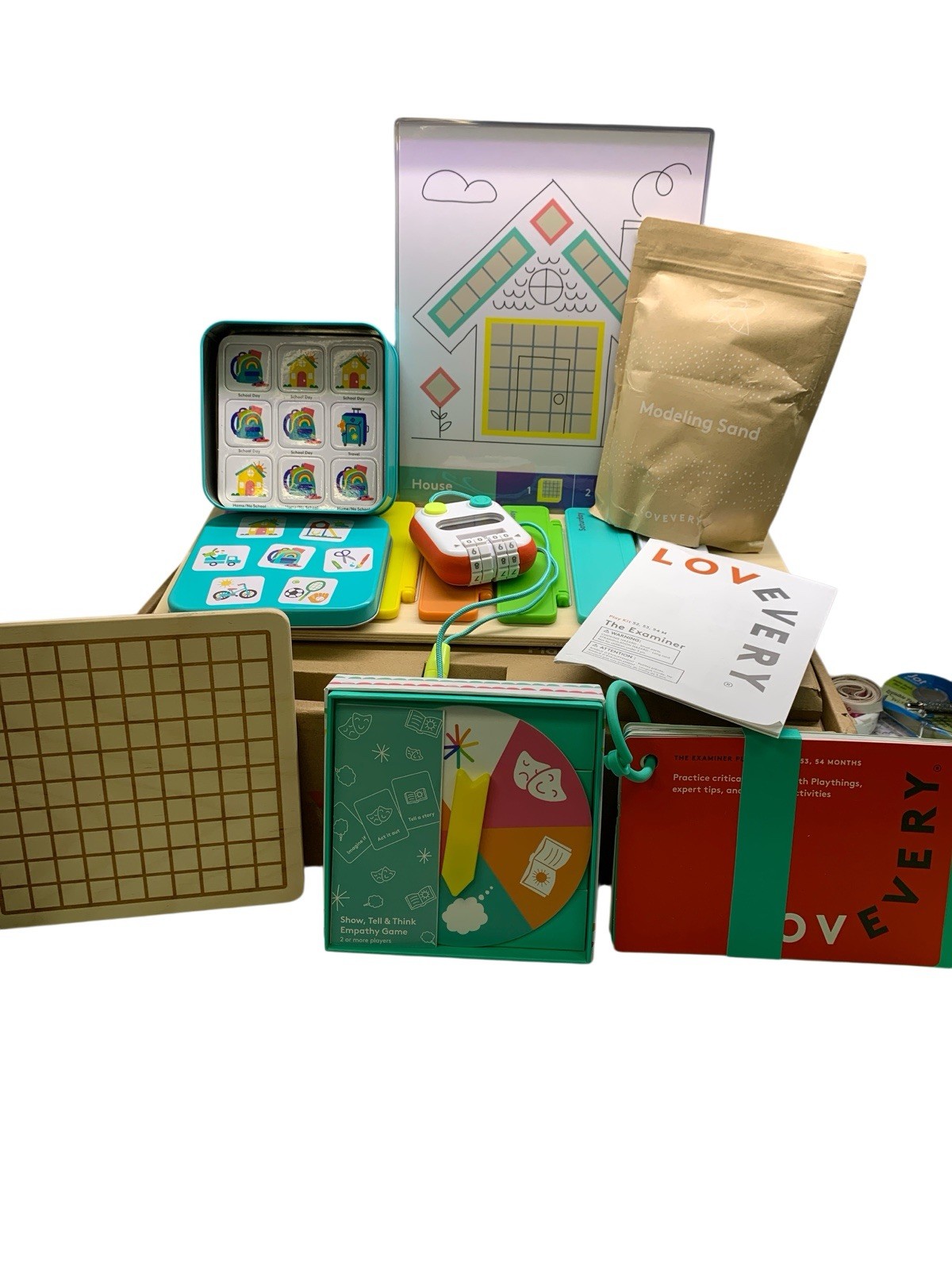 Lovevery The Examiner Play Kit – Months 52, 53,54 (age 4+) Open Box
