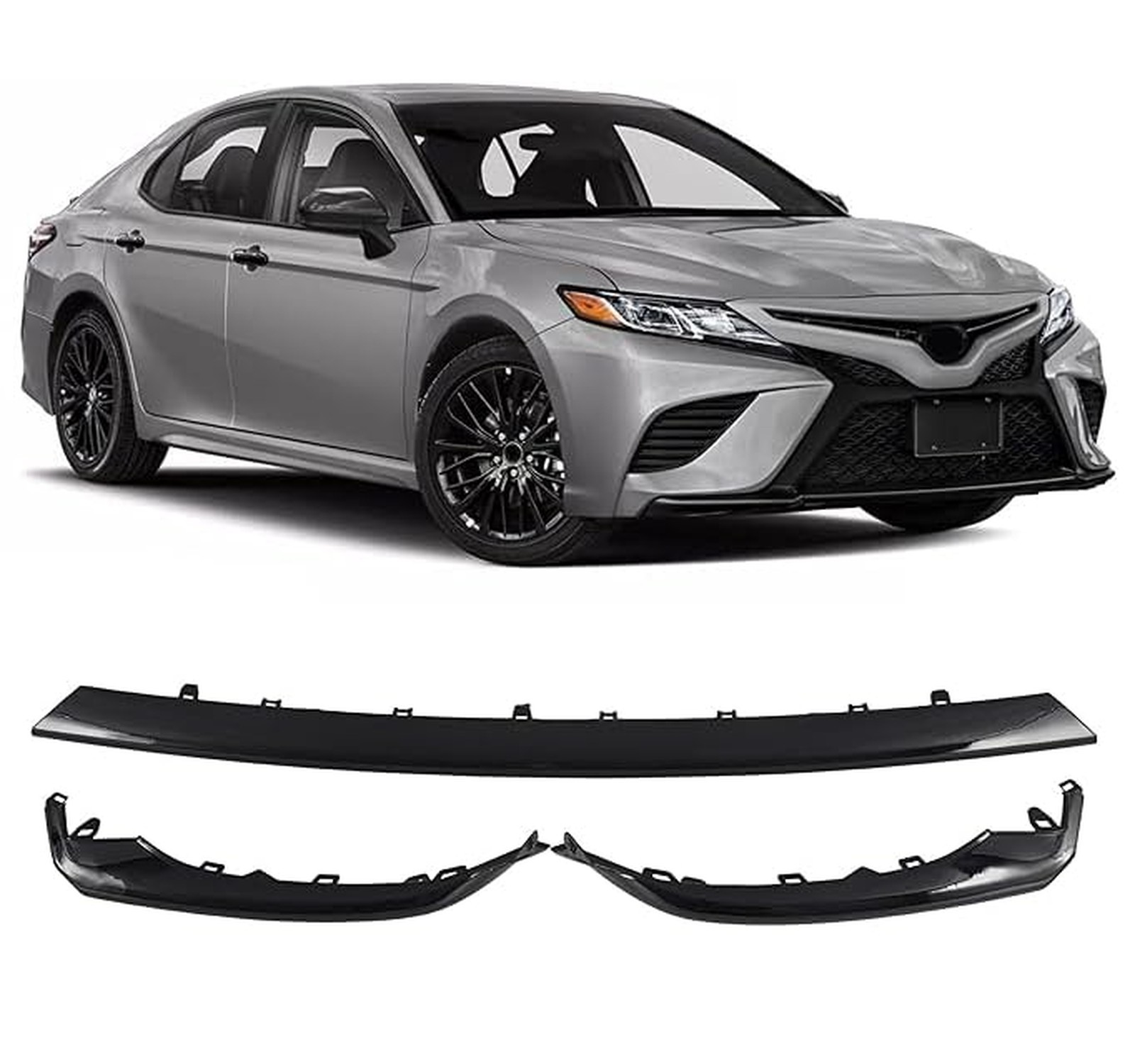 Front Bumper Lower Grille Trim Molding Fit For Toyota Camry SE XSE 2018 2019 …