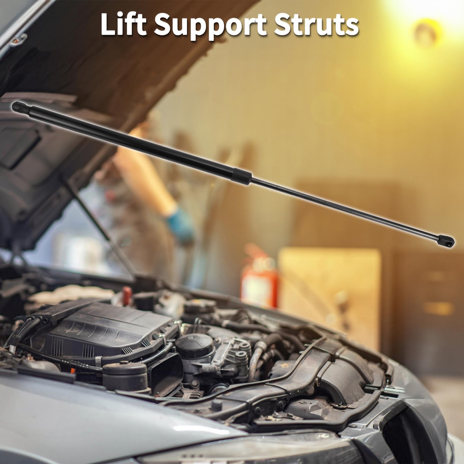 Lift Supports Struts for VW for Volkswagen Golf 8 MK8 R 2022-2024 Front Hood …