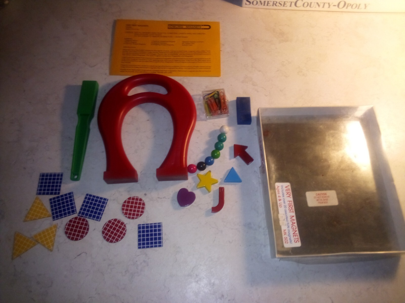 Vintage 45 Dowling Magnets Very First Magnet Kit Great For Homeschool Science
