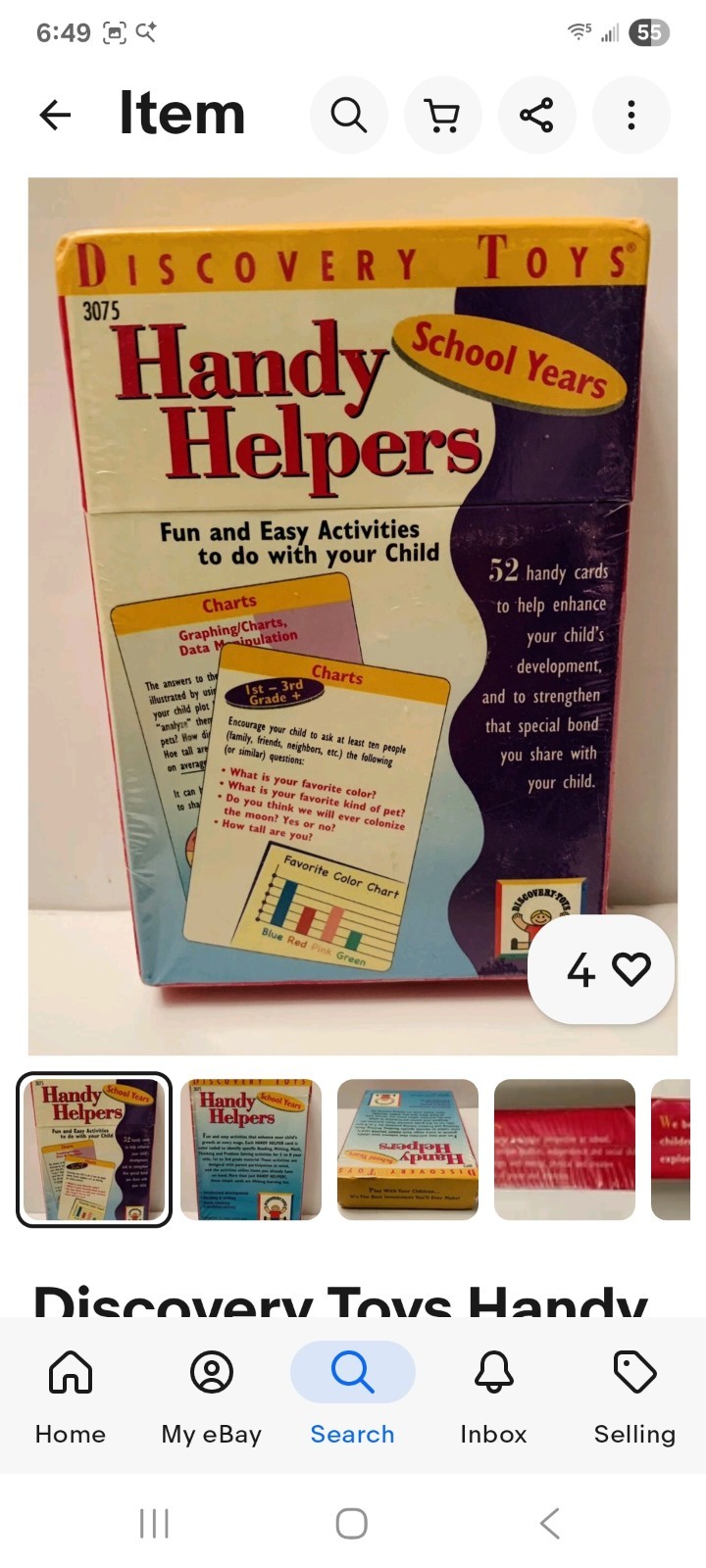 Discovery Toys Handy Helpers: School Years- 5 to 8 years (K to 3rd)- Educational