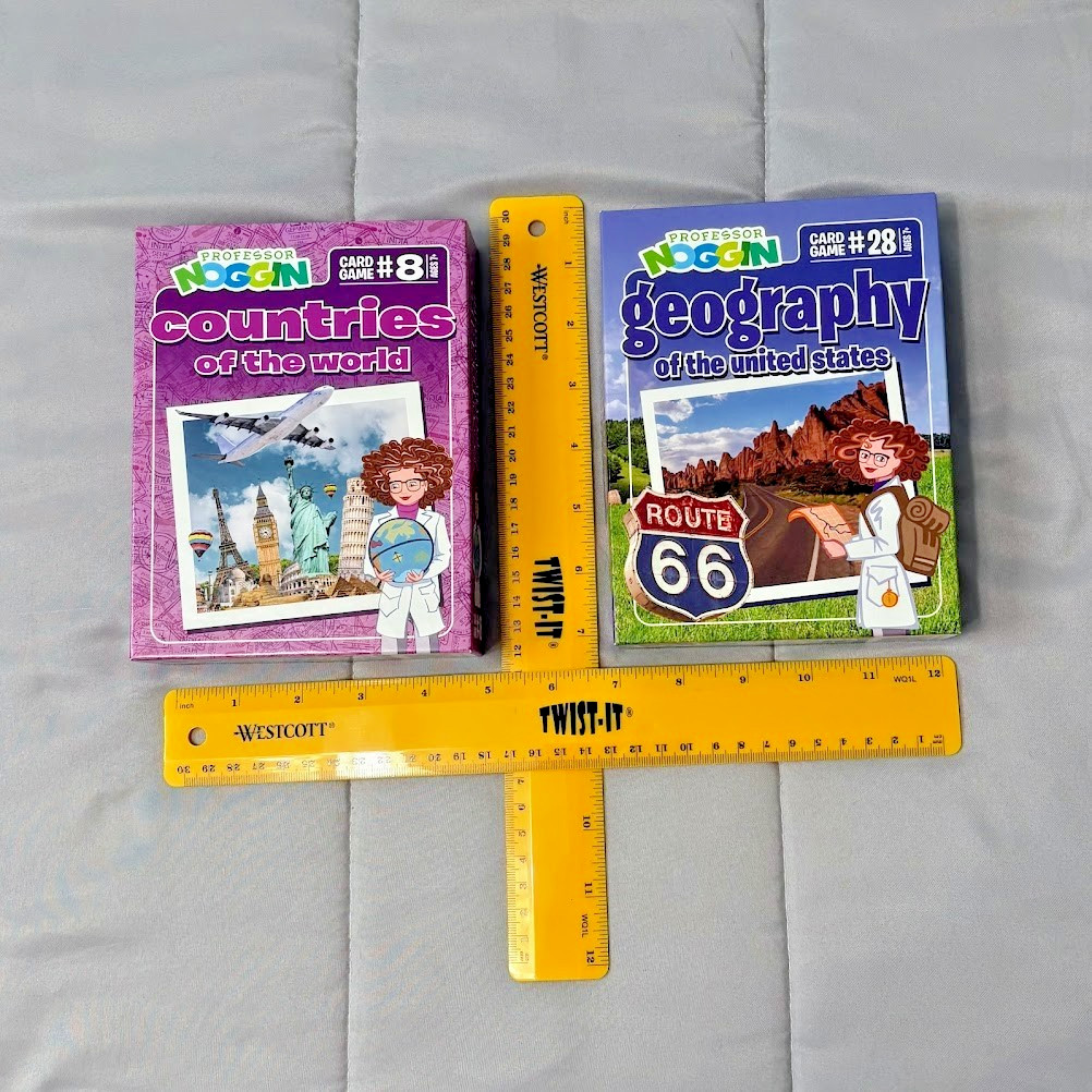 NIOB 2019 Professor Noggin World & US Ed Resource cards SEALED homeschool class