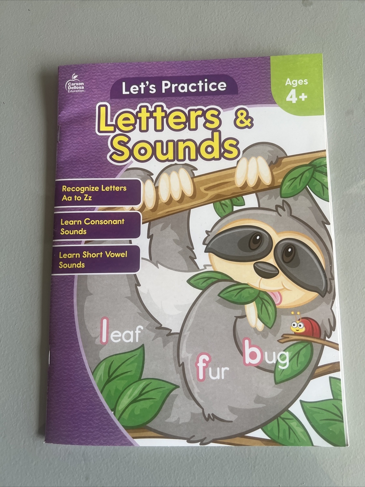 LET’S PRACTICE LETTERS & SOUNDS Workbook AGES 4+ NEW ABC’s, A11