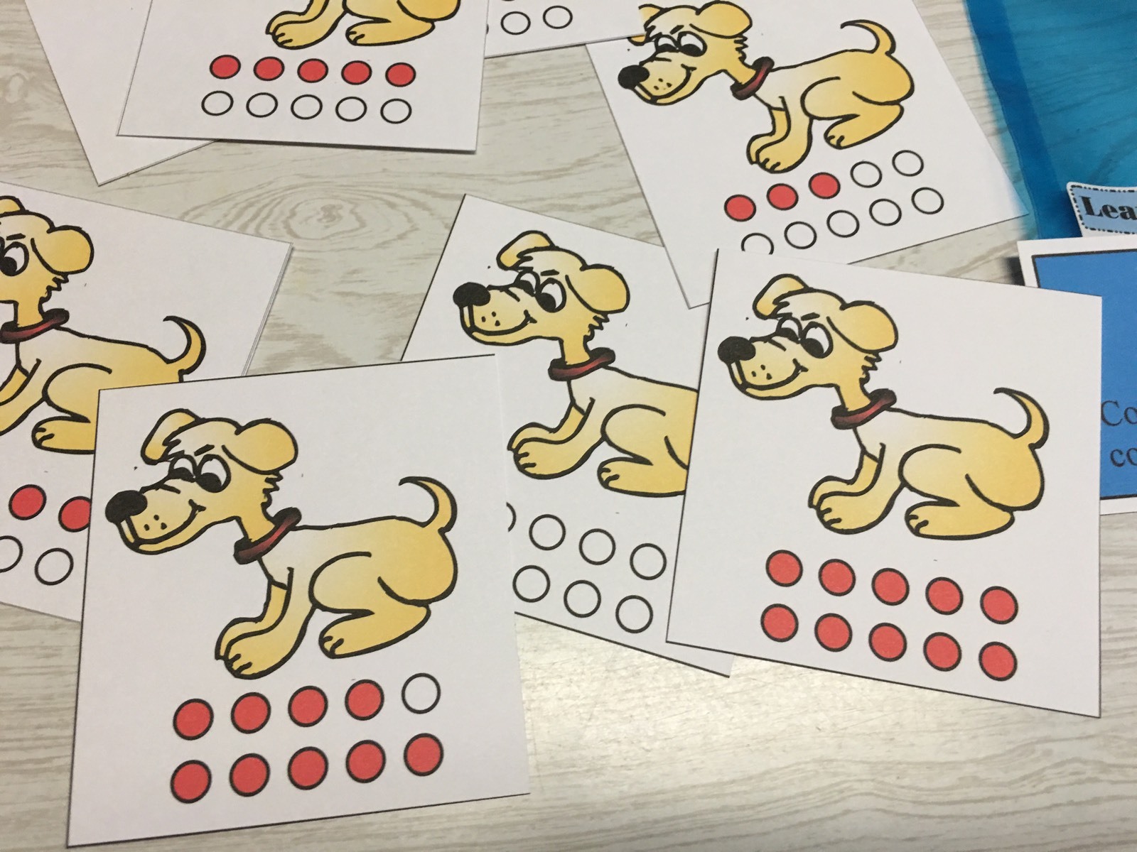 My Dog House Learning Center- Math Mat – Laminated Mats